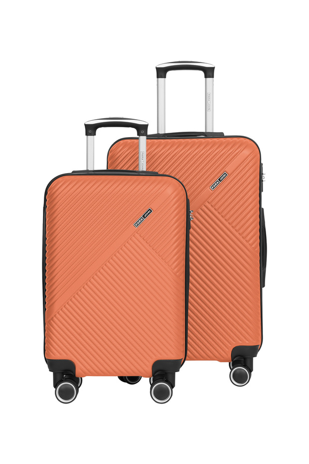 Para John ABS Hardside Luggage Set 20” + 24” Spinner Trolley Suitcases Lightweight Travel Bags