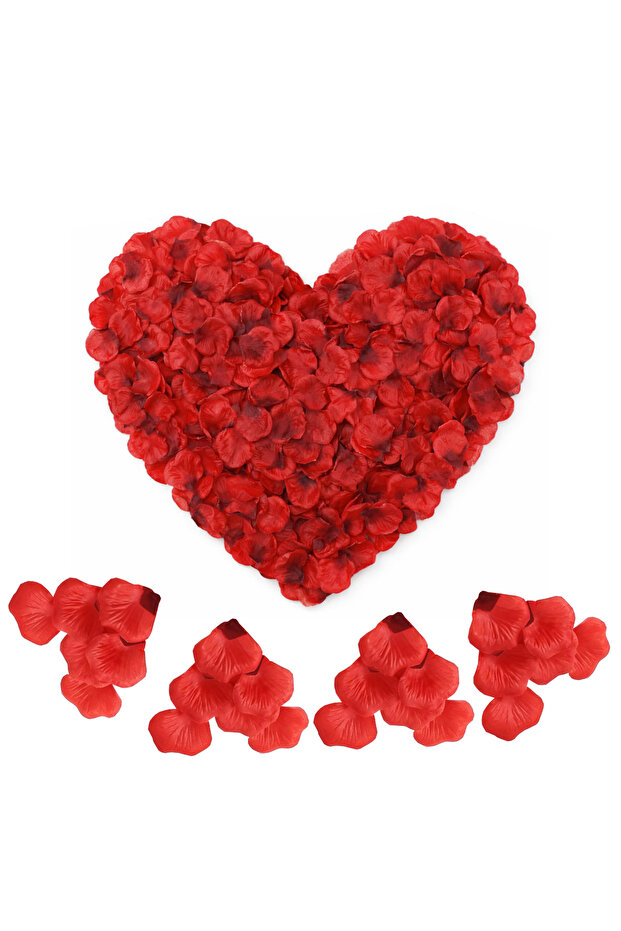 2200 Pcs Artificial Dark-Red Silk Rose Petals for Romantic Night,Wedding,Proposal Anniversary