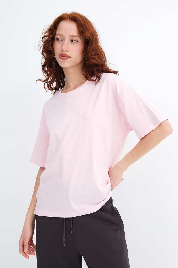 Tricou Basic cu guler rotund P1902 - 2