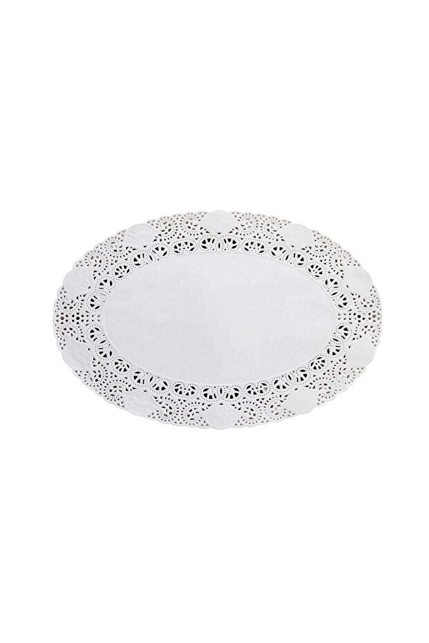 250 pcs Oval Doyley Paper 9"*6.5"