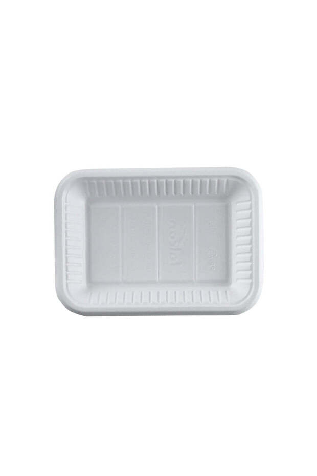 500 g Rectangular Plastic Trays - 2