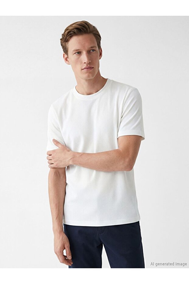 Southblue Crew Neck Ribbed Men's T-Shirt