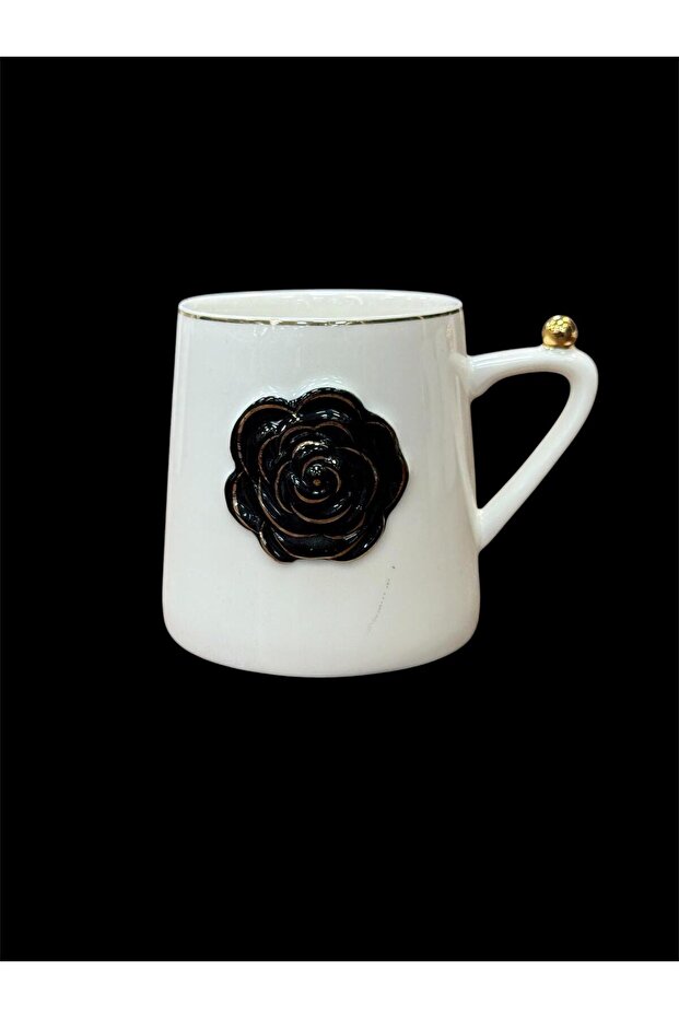 Rozsa Porcelain Mug Tkebt Black