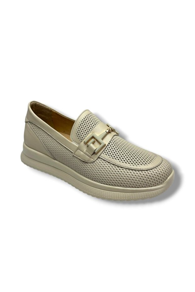 277-26 Genuine Leather Laser Buckle Ultra Soft Women's Shoes