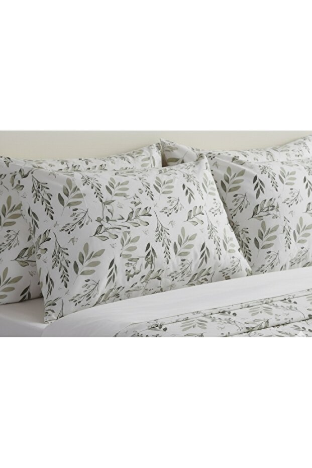 Floral Patterned Pillowcase Set 50X70 cm (2 Pieces) – Stylish and Natural Comfort 100% Cotton