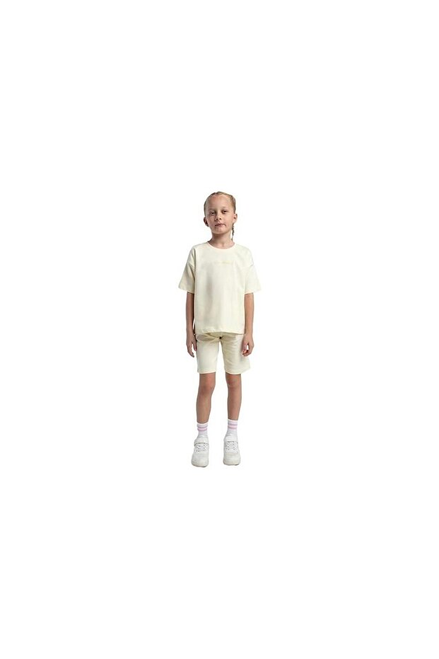 Girls' 100% Cotton Two Yarns Short Sleeve Shorts Pajama Set Rp3590