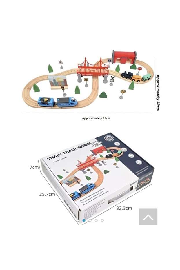Set de trenulețe din lemn - 2