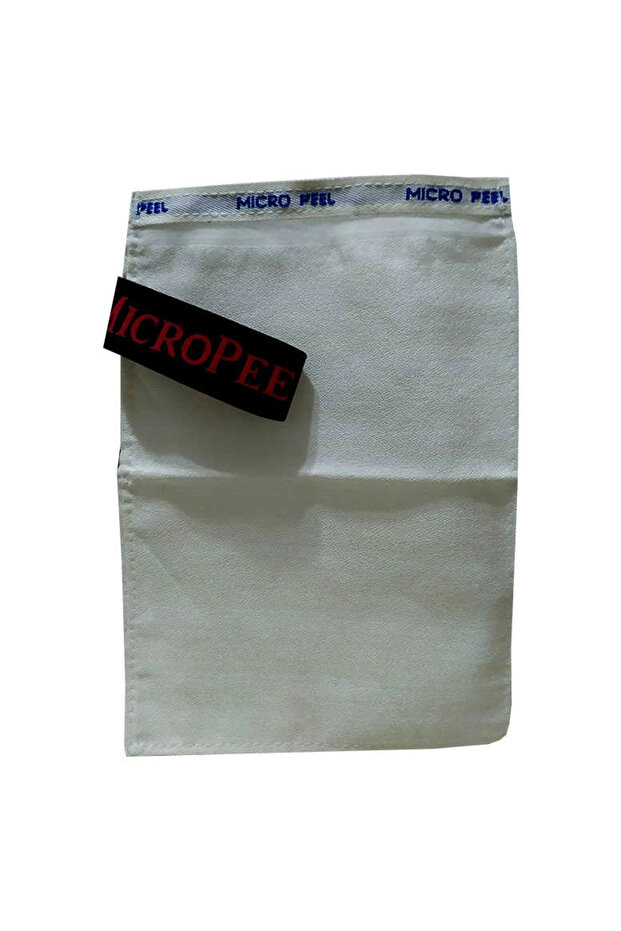 Bath scrub for silky skin - white - 16x25 cm