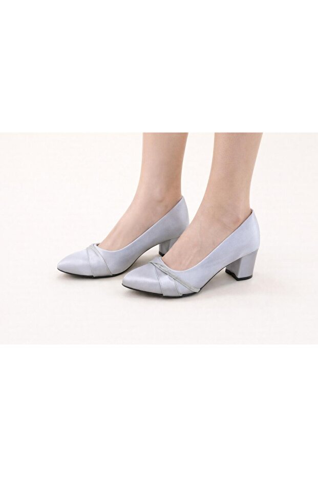 Trendyhose 05327 Thick Heel Stone Women's Shoes