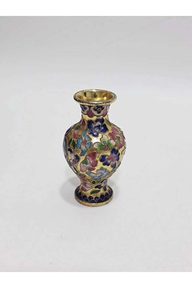 Antique Cloisonne Mini Vase 10,50cm 002