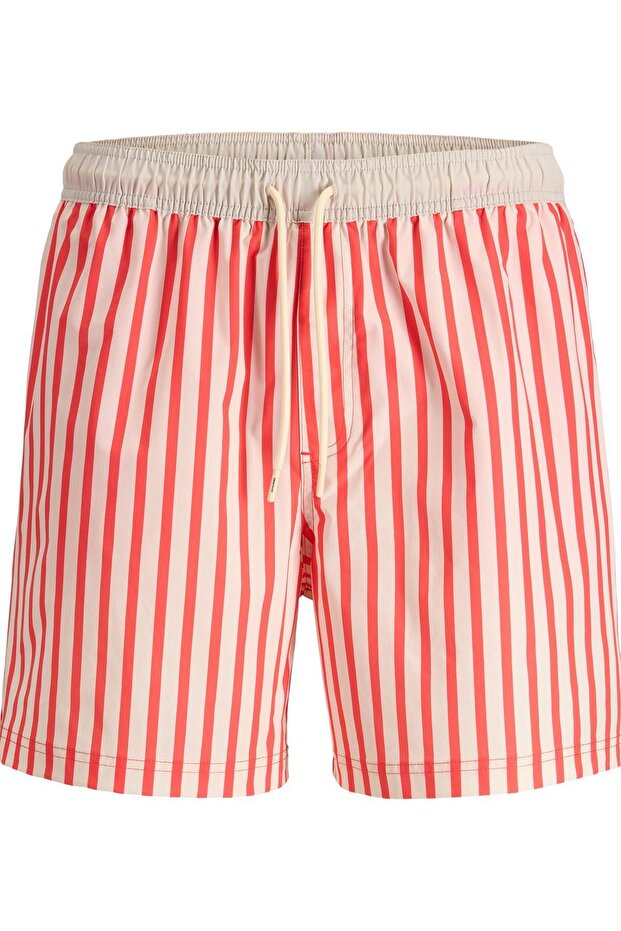 Jpstkauai Men's Swim Shorts Striped Regular Fit Comfortable