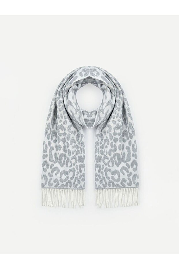 Lcw Accessories Leopard Patterned Women's Knitwear Scarf