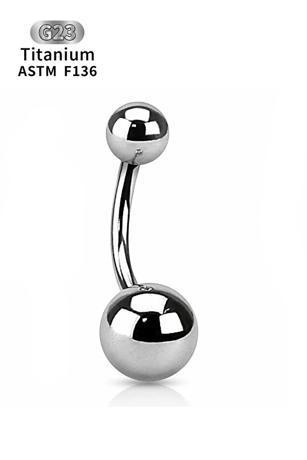 Titanyum,Göbek,Belly Basic Piercing