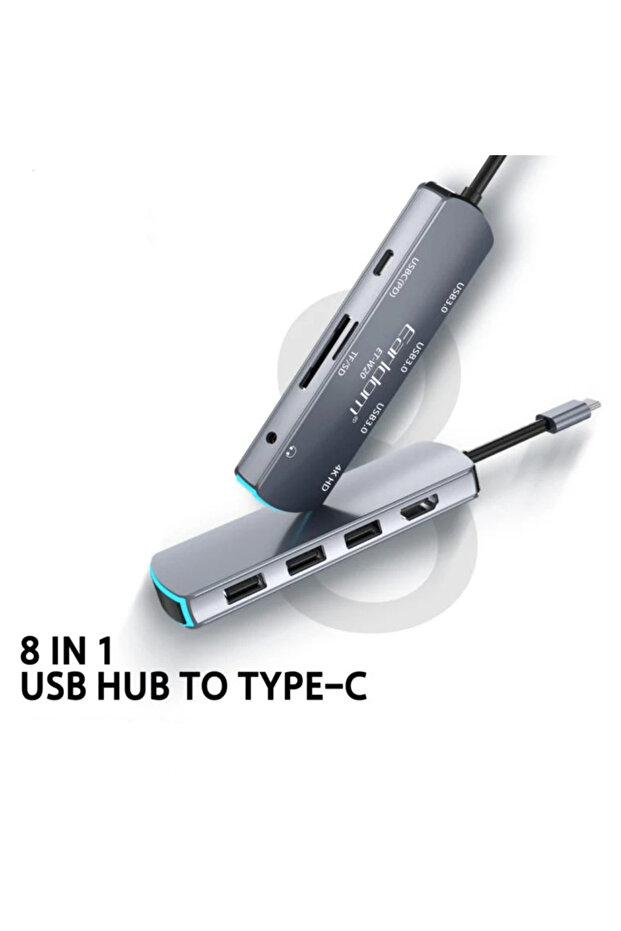 8 in 1 USB C Multi-Function Adapter W 20