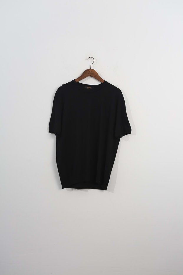 Caz 34255 Bis Yk. Tri̇ko T-Shirt Black