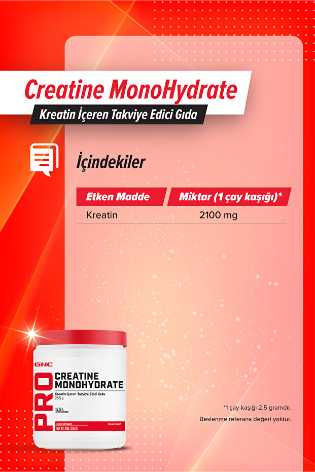 Creatine MonoHydrate – 255 g (50 servis) - 4