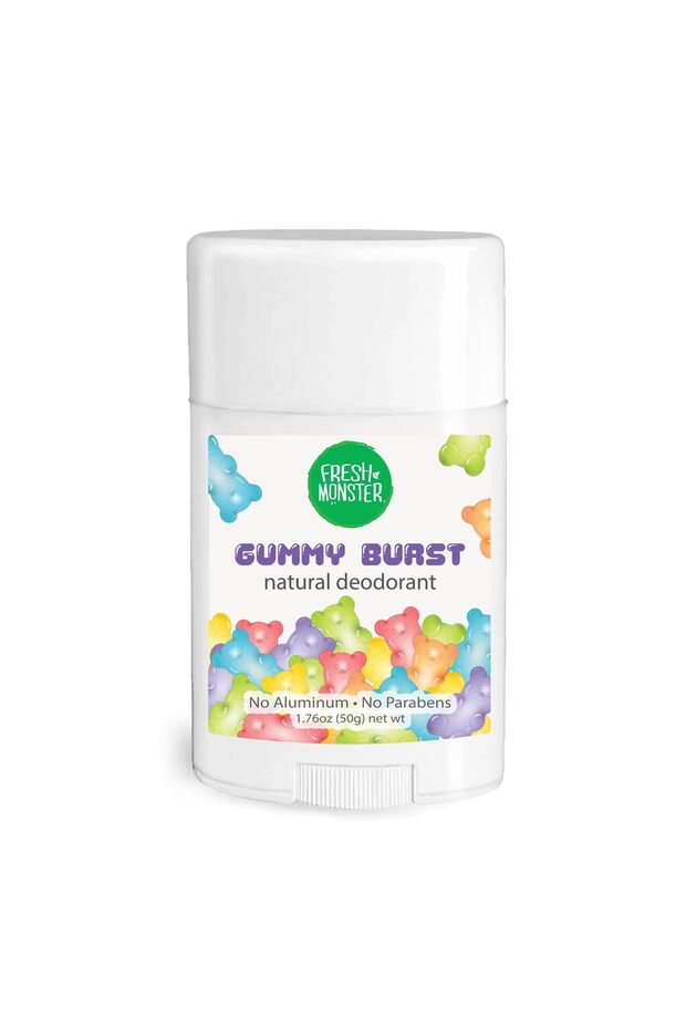 Natural Deodorant for Kids & Teens, Aluminum Free, Paraben Free, Gummy Burst
