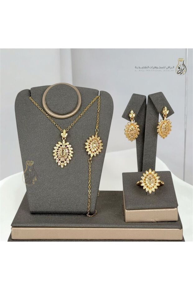 طقم زهرة الفخامة