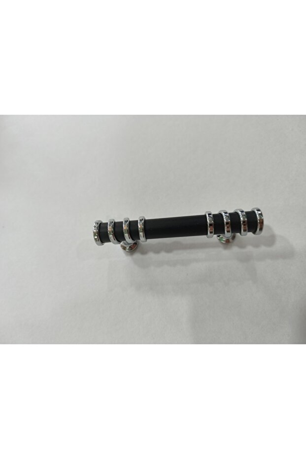Light 64 mm (6.4 cm) Black-Chrome 5 Pieces Drawer Wardrobe Furniture Handle Children's Room Kitchen