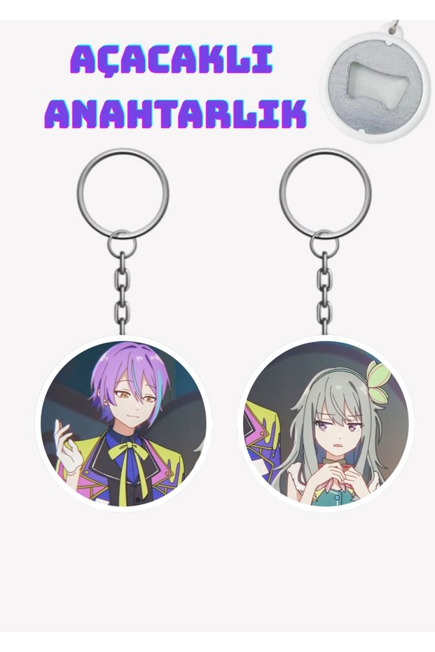 Project Sekai Kamishiro Rui and Kusanagi Nene Keychain Opener Set (2 Pieces) V2