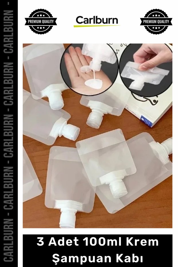 Special Production Leak-Proof Travel Type Cosmetic 3-Piece 100ml Cream Shampoo Container Reusable Set