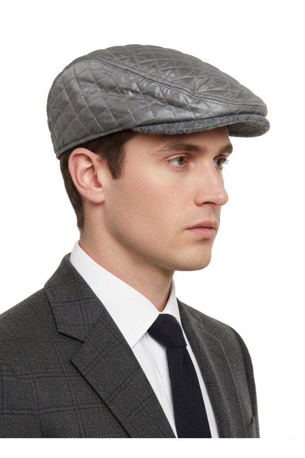 Men's Classic Quilted London Hat | Inner-Outer Quilted Cap