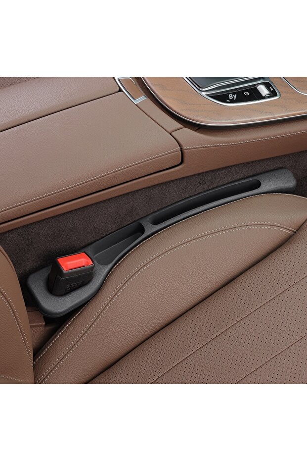 Black Creative and Practical Automotive Interior Products: Car Seat Gap Plug, Anti-leak Strip, Multi