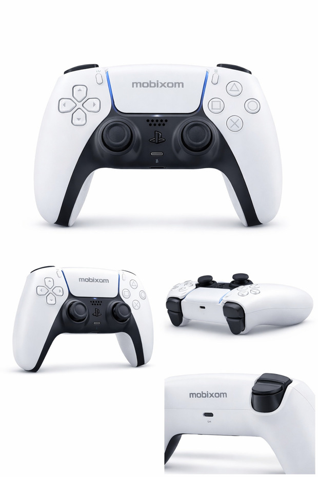 mobixom PS5 Uyumlu Kablosuz Oyun Kolu | Bluetooth Gamepad | PC & Telefon Destekli | Titreşimli Controller