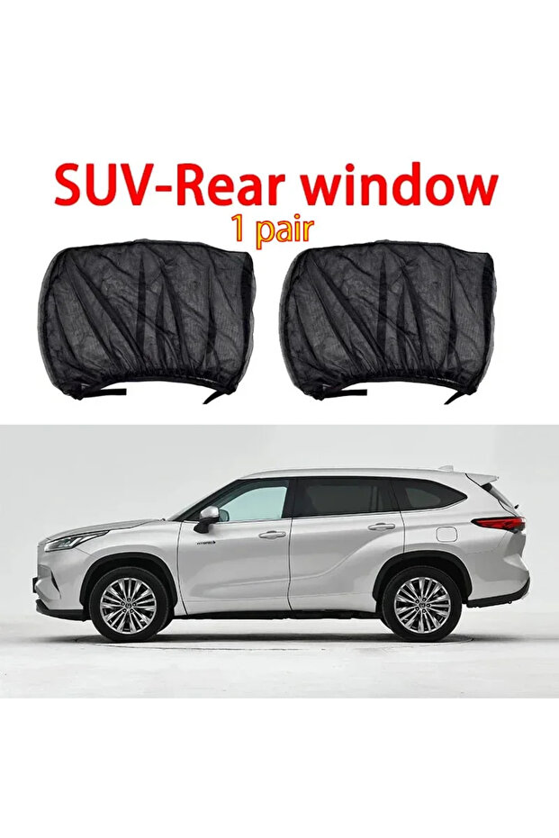 SUV-rear window 2 or 4pcs screen window set premium window sunshade breathable mosquito net for fron