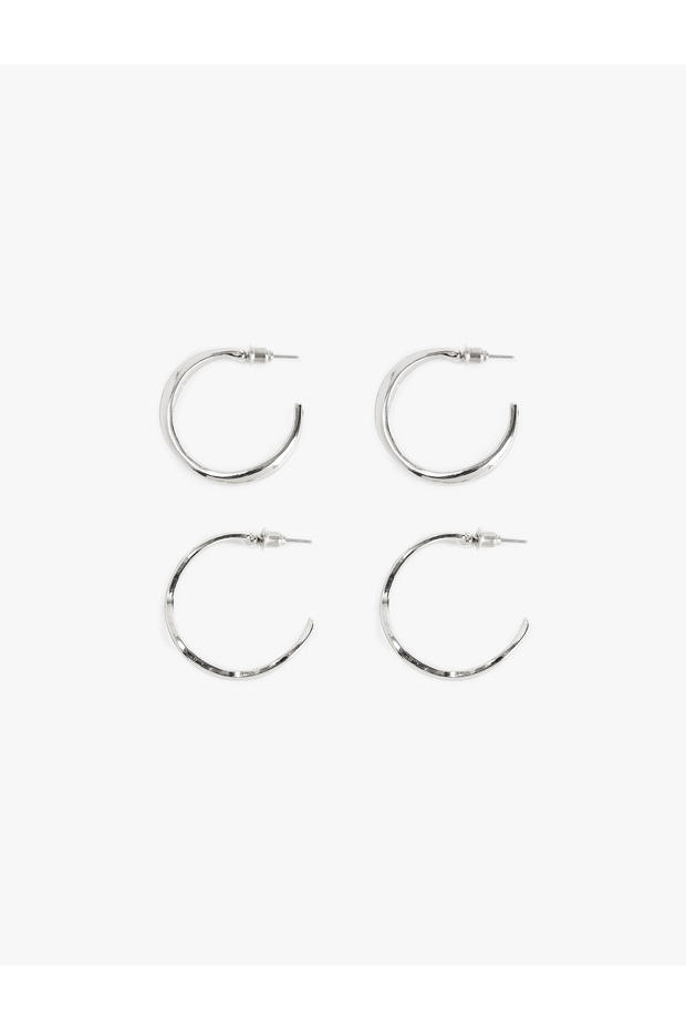 Set of 2 Hoop Earrings