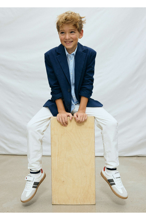 Boy's Linen Blazer Jacket 6413