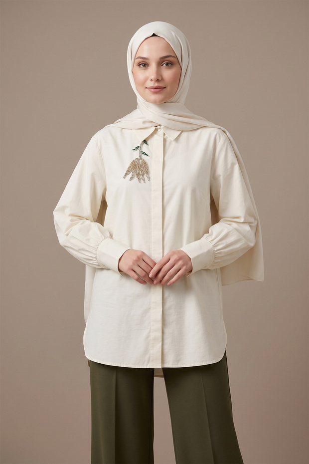 Missemramis Violet Shirt 5223 Cream