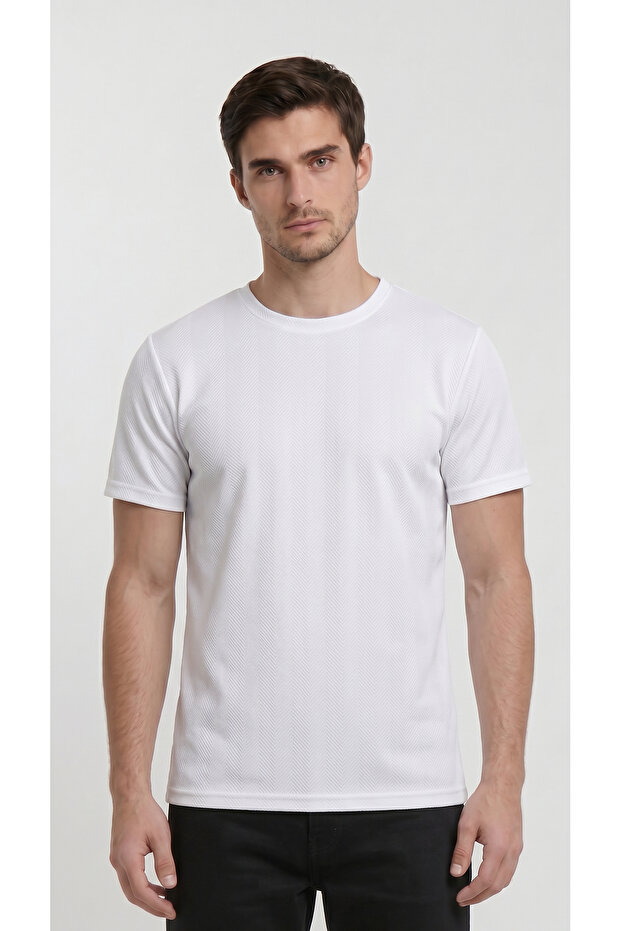 Men's Sports Breathable Sweat-Absorbent Fabric T-Shirt