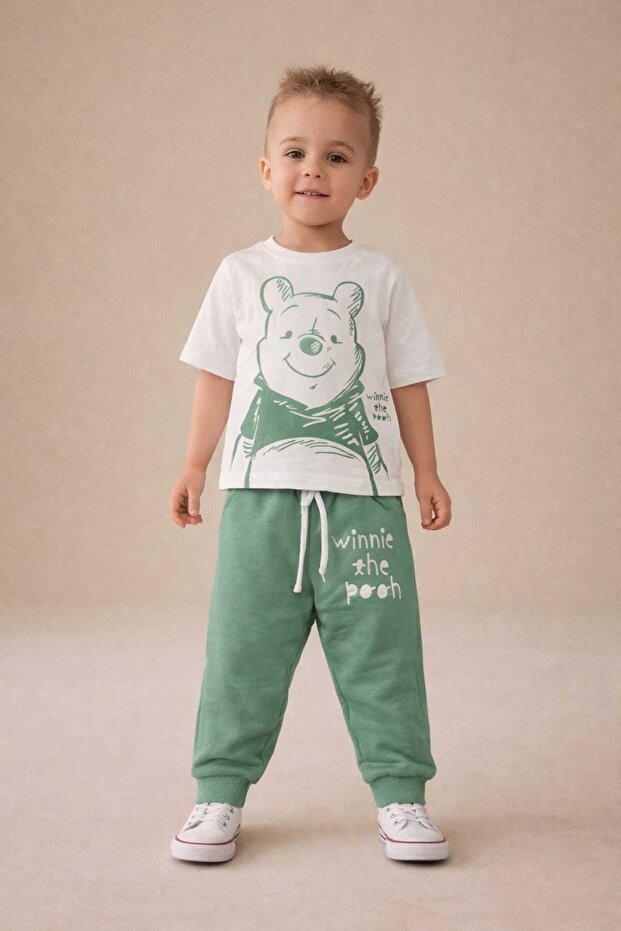 Boy's Printed Tracksuit Set Comfortable Fit Casual Set