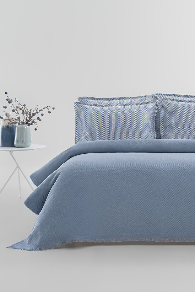 Fido Cotton Single Pique Set - Indigo