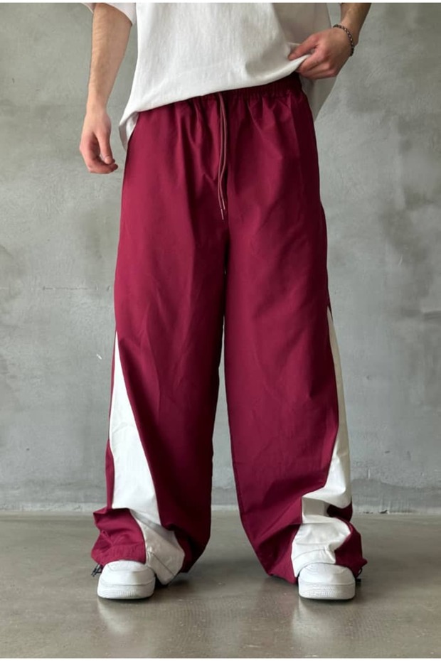 Baggy Parachute Fabric Stopper Leg Sweatpants