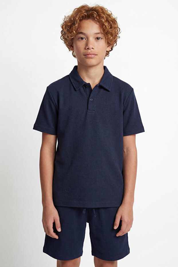 Boy's Polo Neck T-shirt