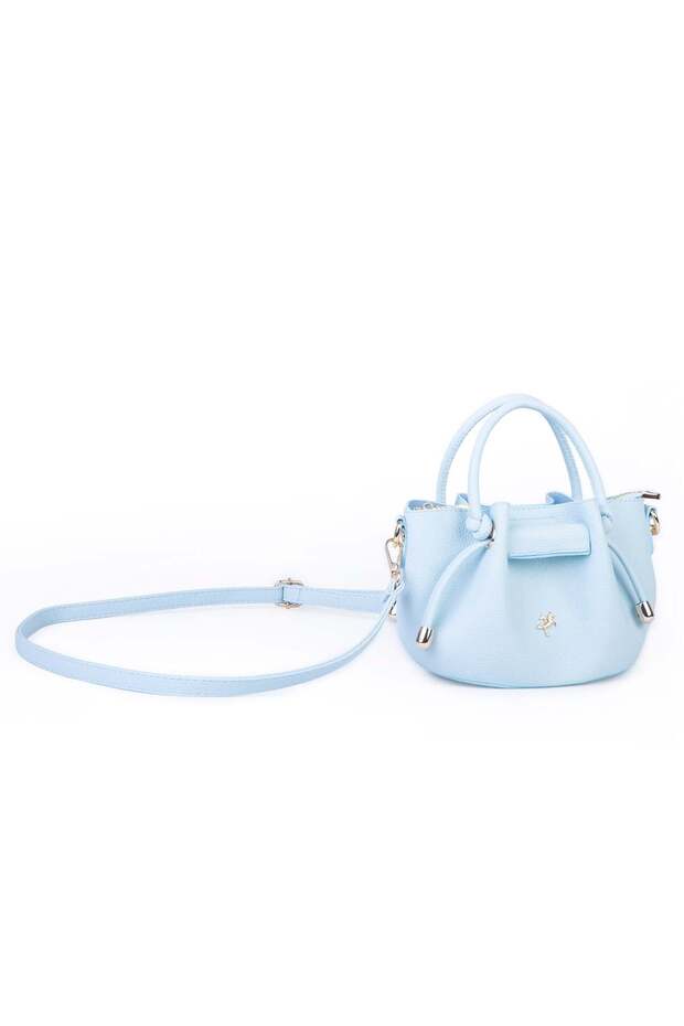 Women's Mini Drawstring Stylish Crossbody Bag Light Blue