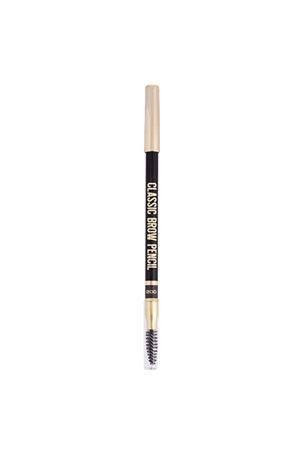 Classic Brow Pencil 200 Ash Brown - Natural Definition & Built-In Brush