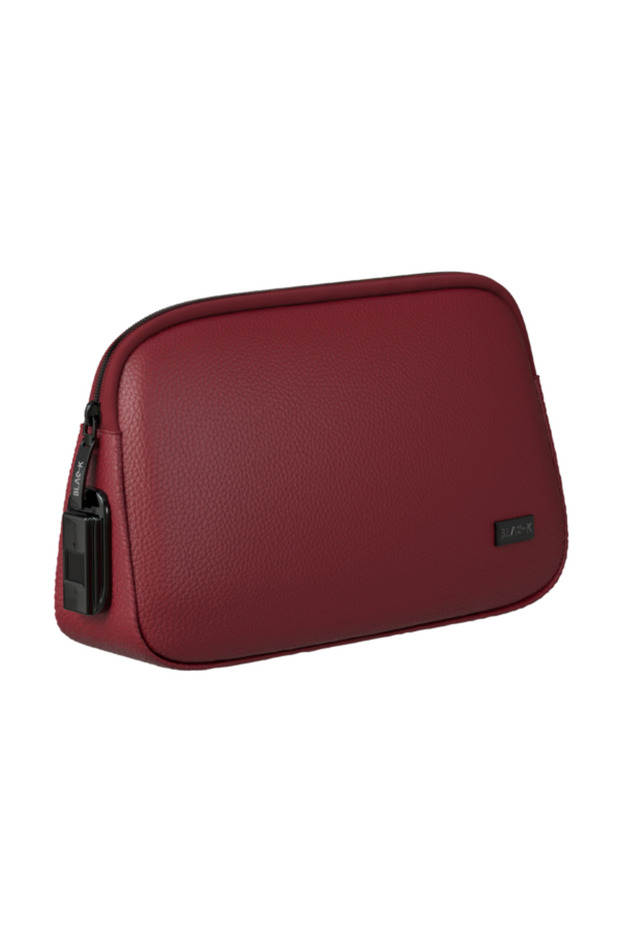 Smart Fingerprint Lock Clutch Handbag – PU Leather Secure Travel Pouch, Anti-Theft for Men & Women