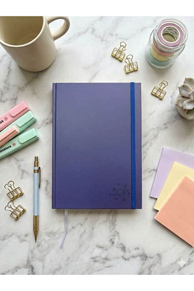 Hardcover, Lined Notebook (14X20 Cm, 168 Sheets)