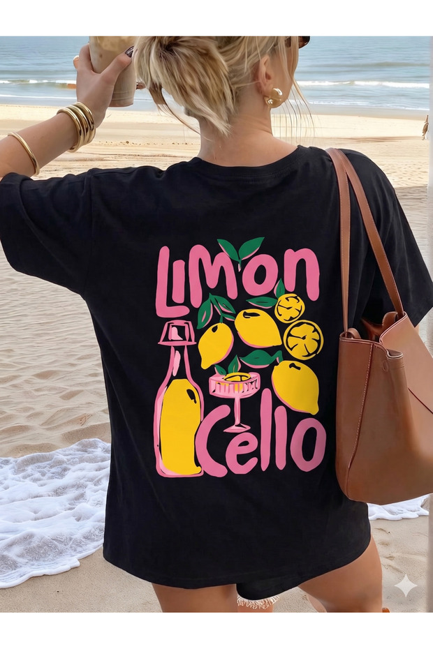 Limon Cello Fruit Printed Premium Unisex Tshirt