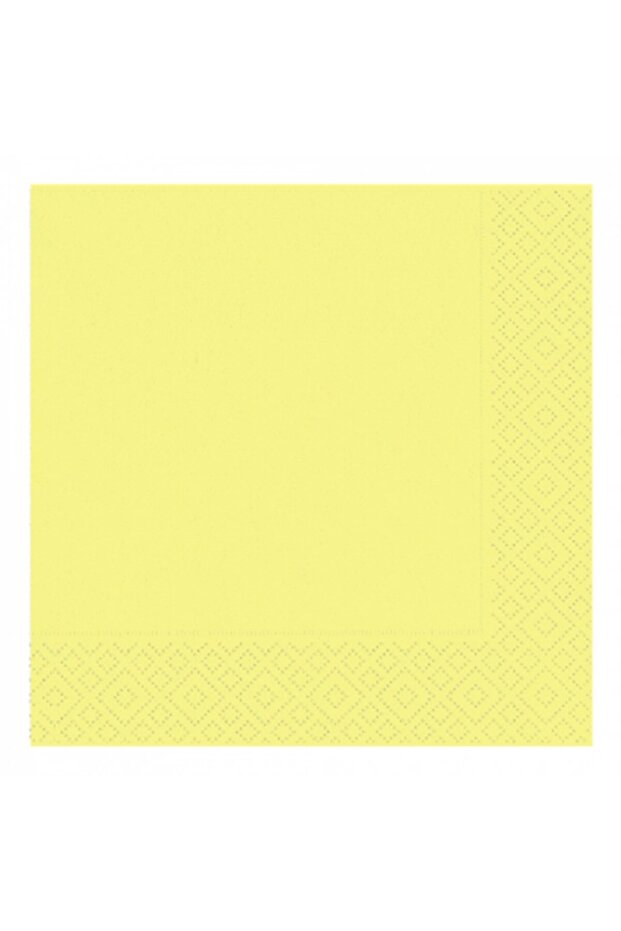 16 pieces of yellow napkin paper