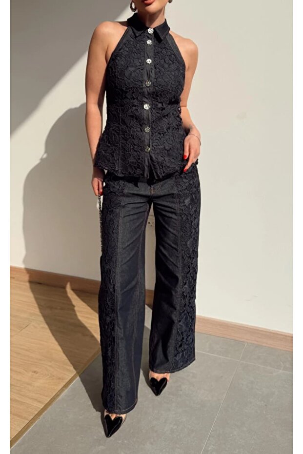 Garnili Lace Vest Set