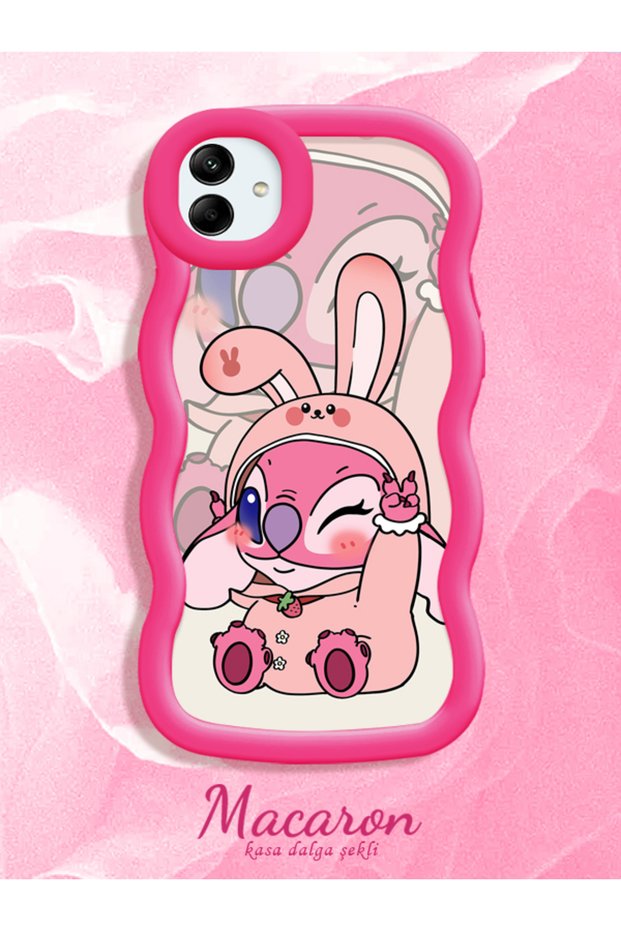 Simple Red Silicone Phone Case Cute Pattern Compatible with Samsung Galaxy A04 Shockproof