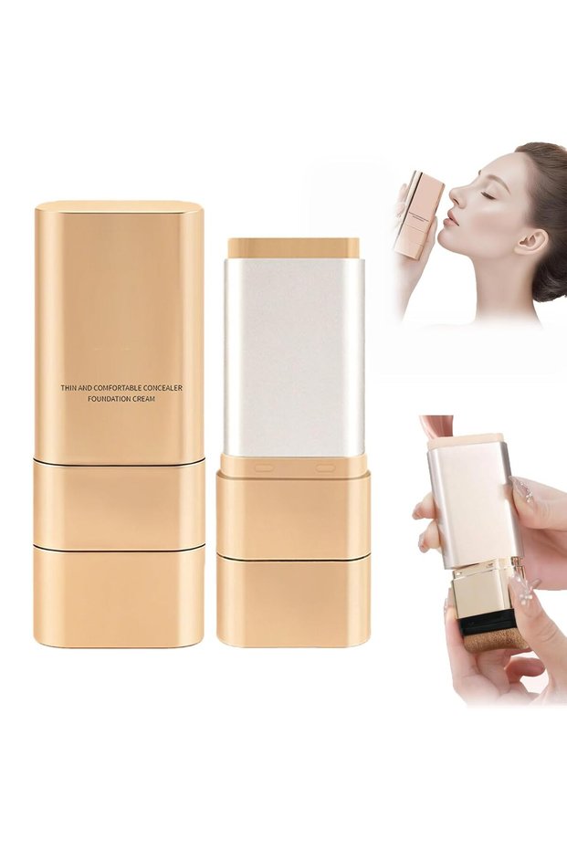 Hanae Korea Foundation Stick, Luminous Dual-Ended Concealer Foundation Stick, Foundation Stick Korea