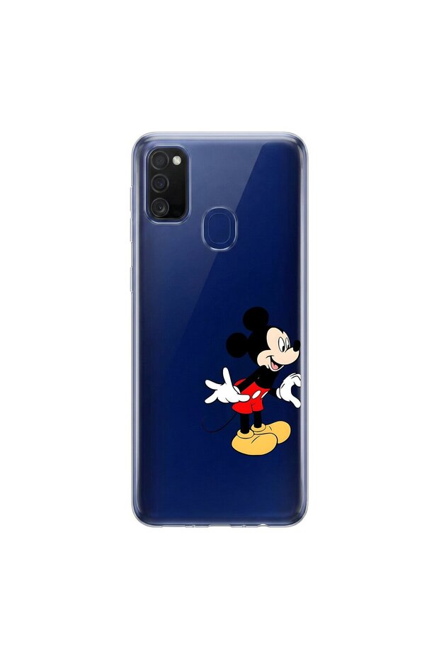 Samsung Galaxy M21 Compatible Couple 8/1 Design Transparent Case