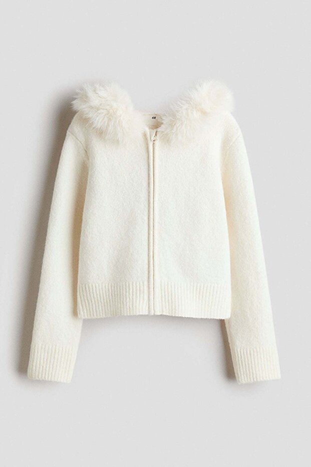 Hooded cardigan