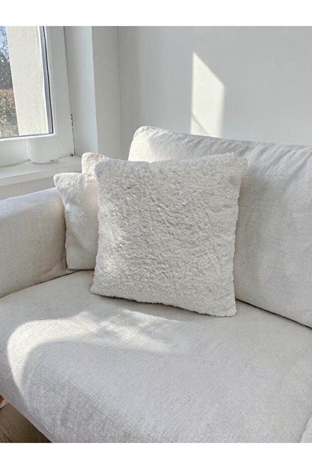 Premium Non-Shedding Throw Pillow Ultra Soft Fluffy Luxurious Decorative
