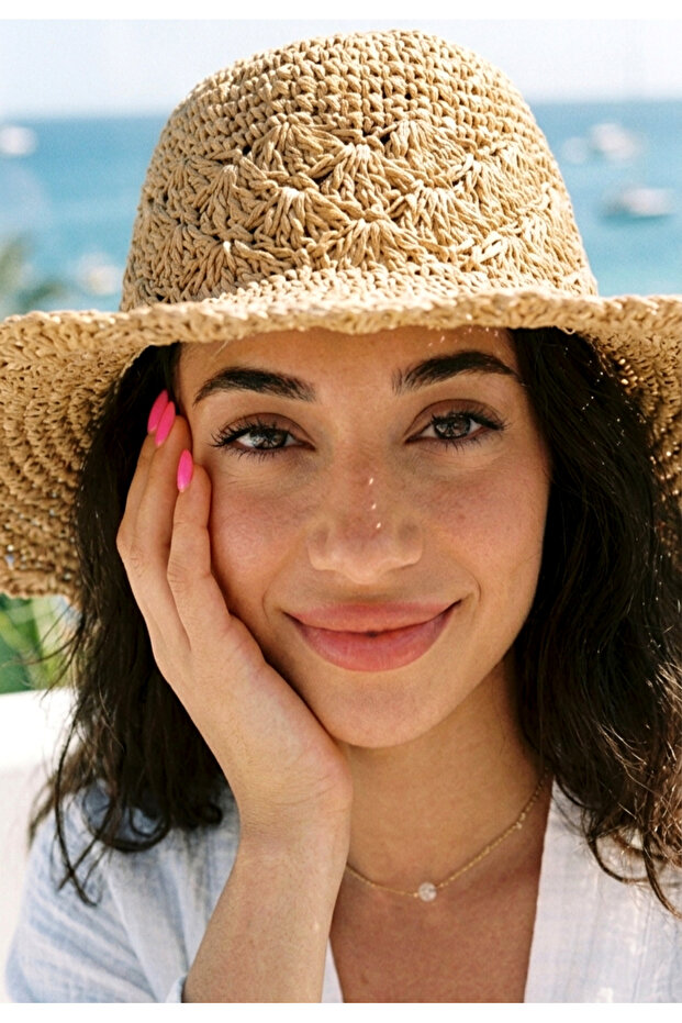 Women's Hand-Knitted Premium Straw Hat - Special Artisan Craftsmanship